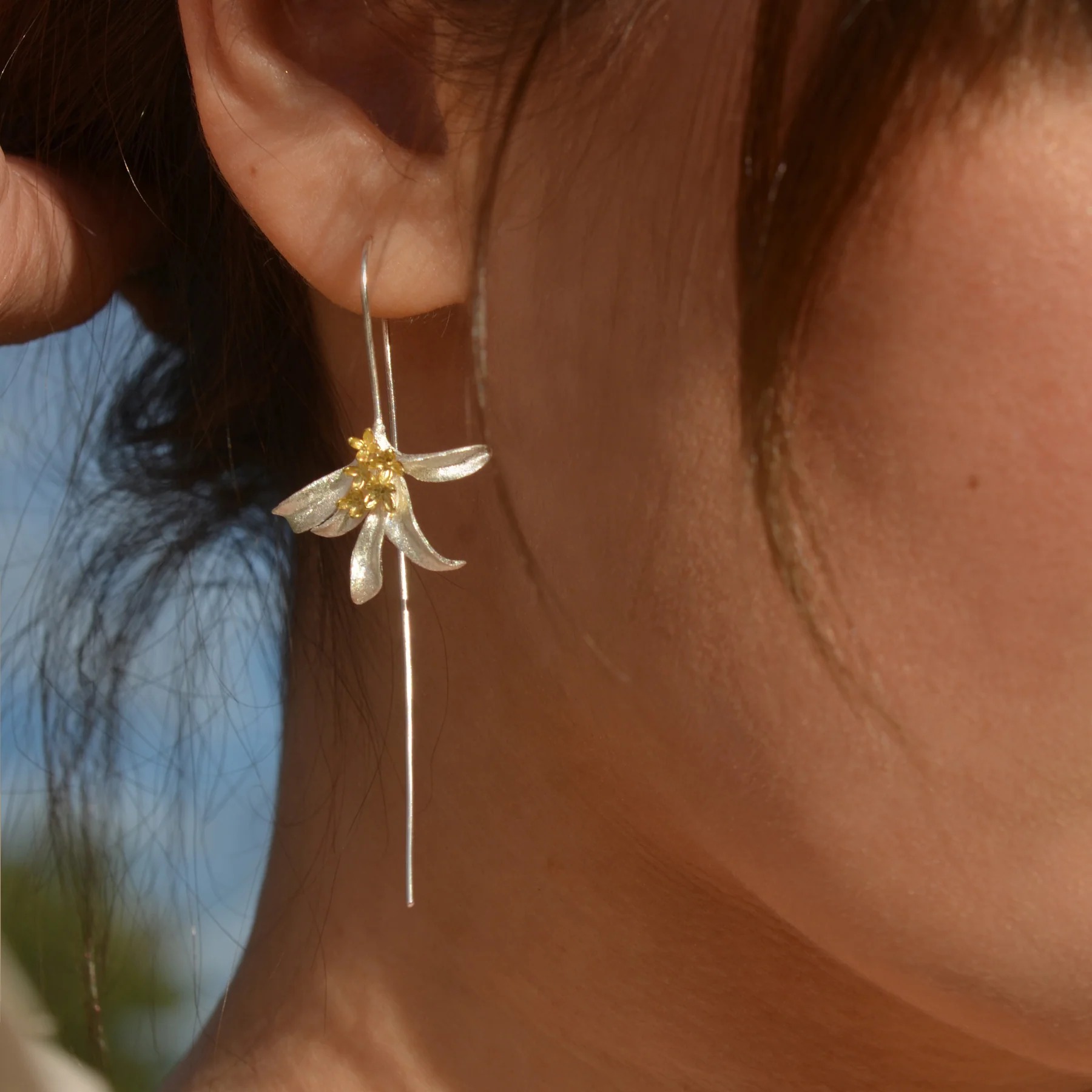 Osmanthus Fragrans Hook Earrings AL20111911