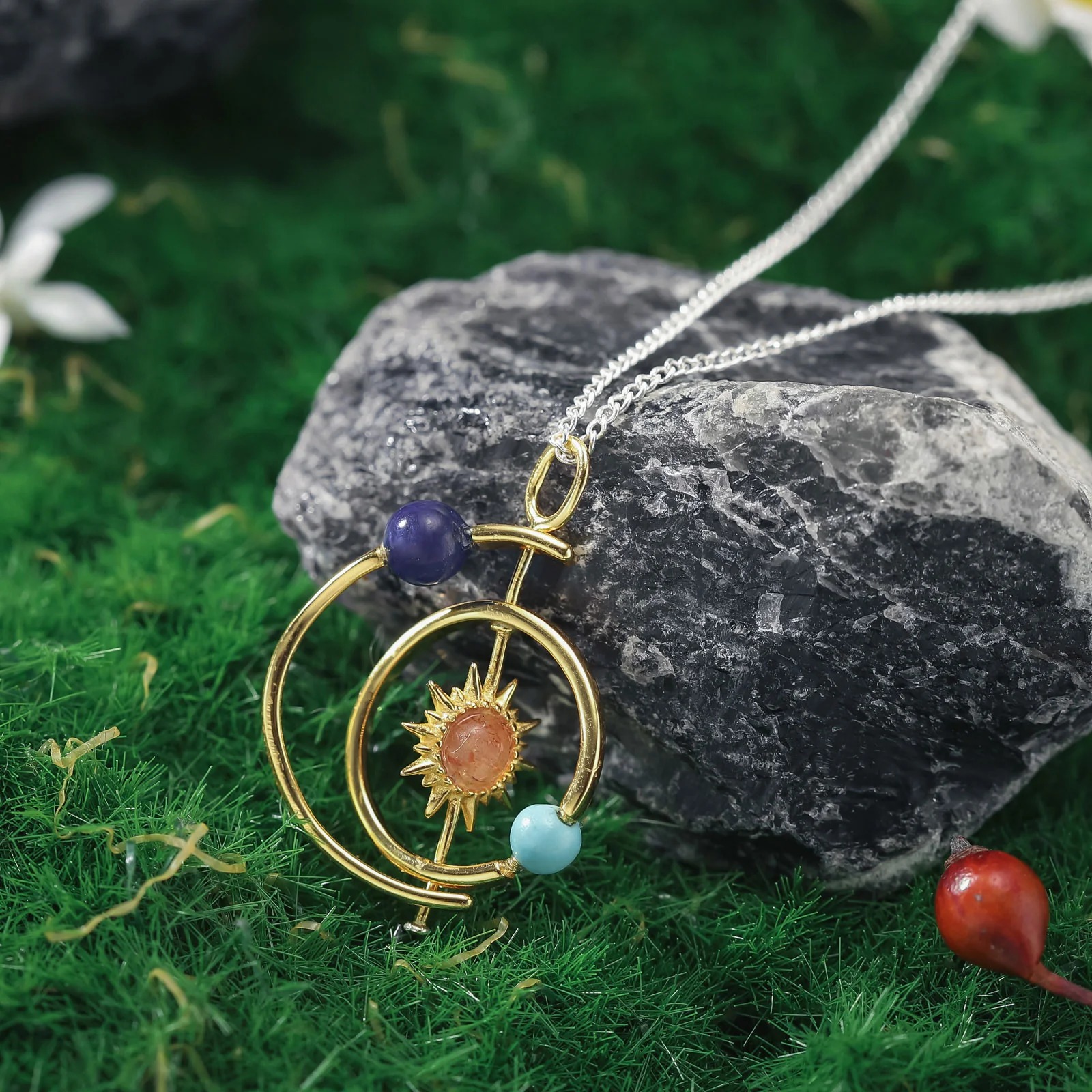 Solar System Necklace