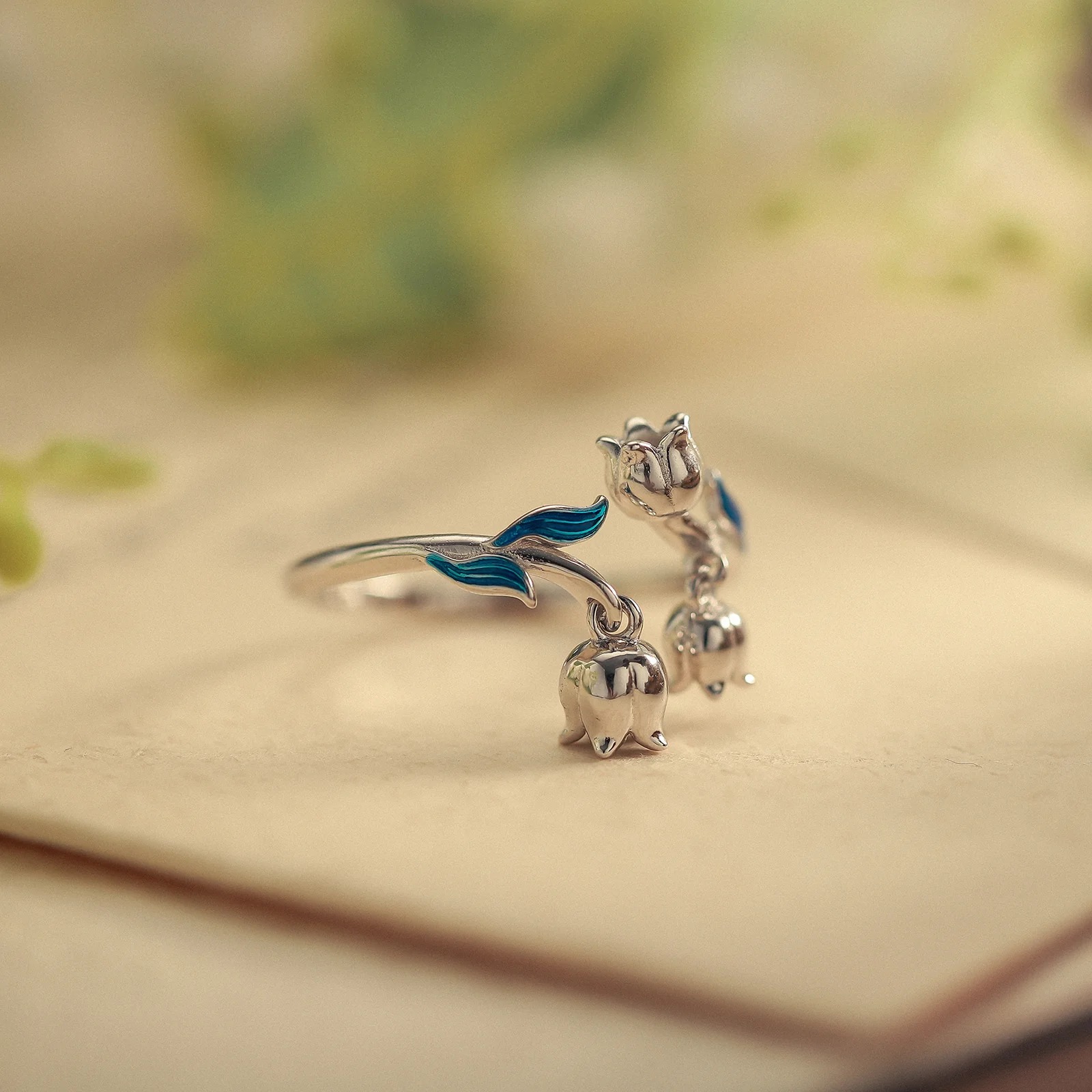 24 New Fashion Lily Of The Valley Silver Ring  AL20111904