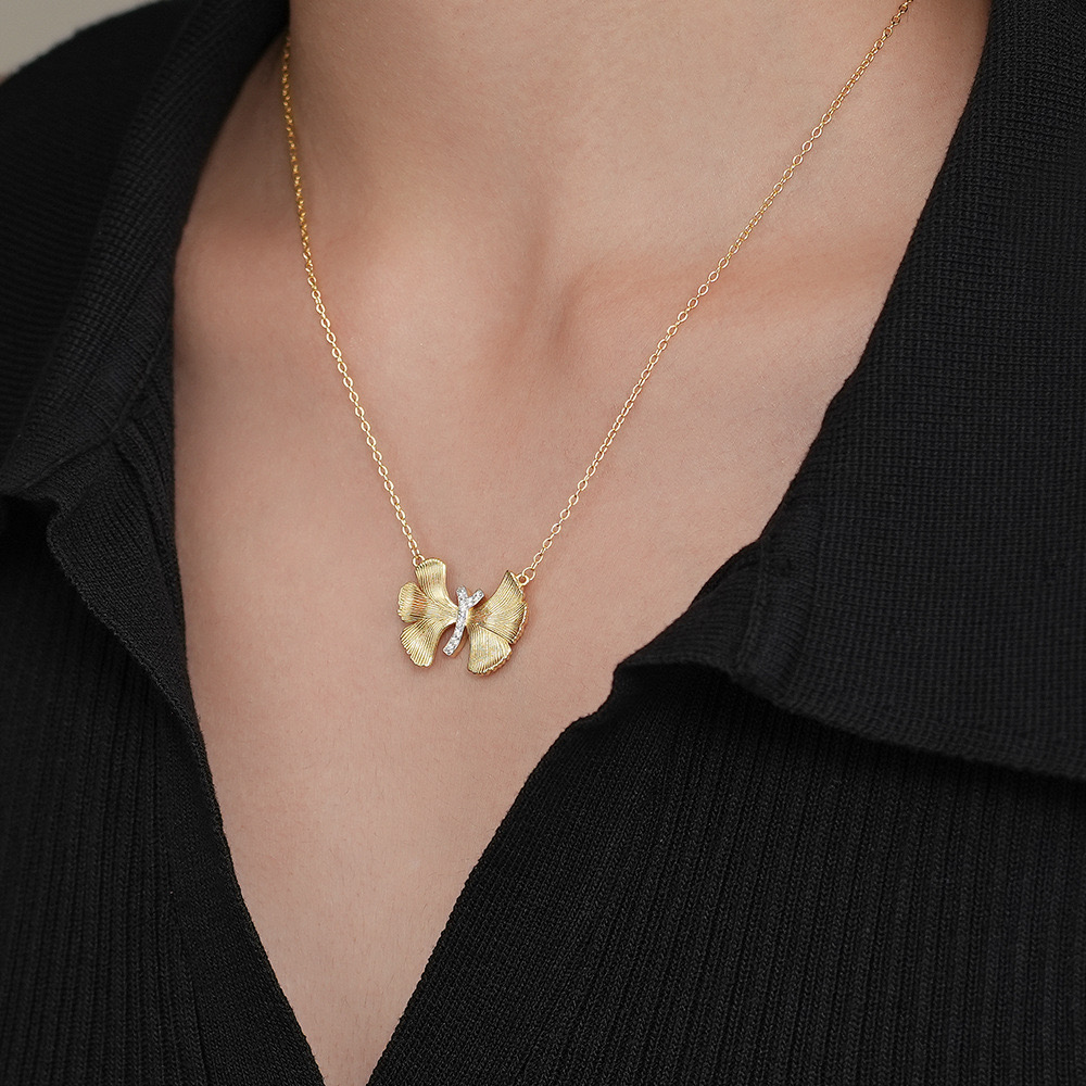 Light luxury butterfly necklace AL24112144
