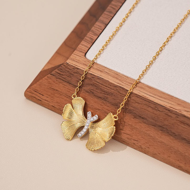 Light luxury butterfly necklace AL24112144