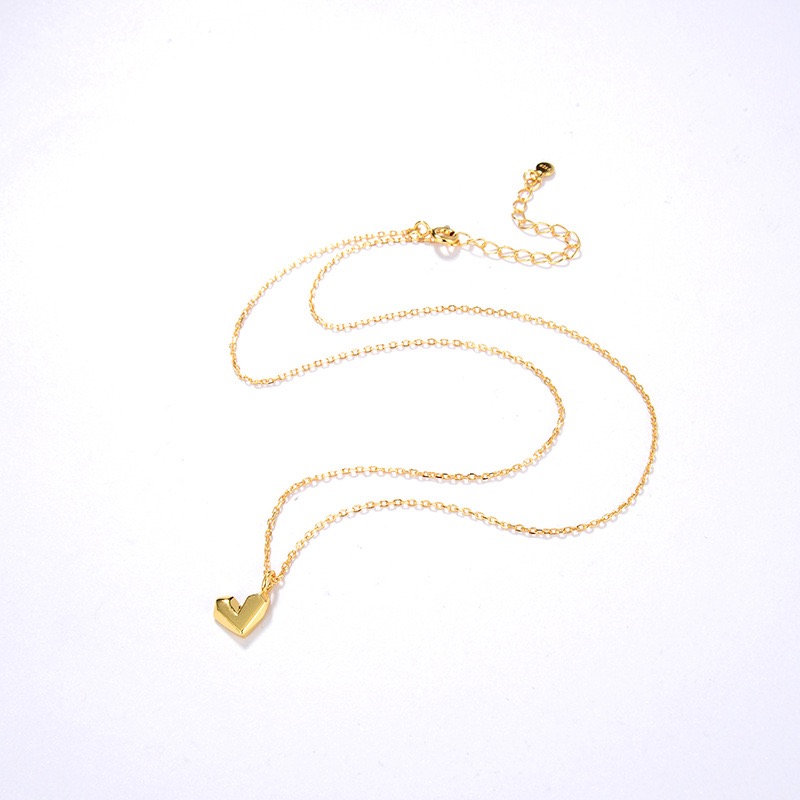 Simple style Heart shape necklace AL2411320