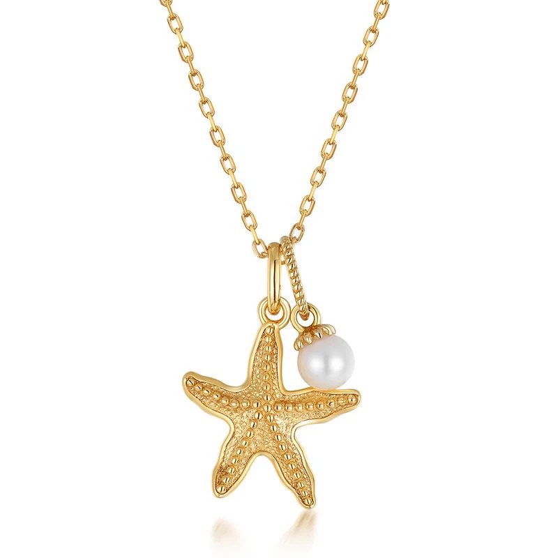Fashion Pearl and Starfish Necklace AL2411303