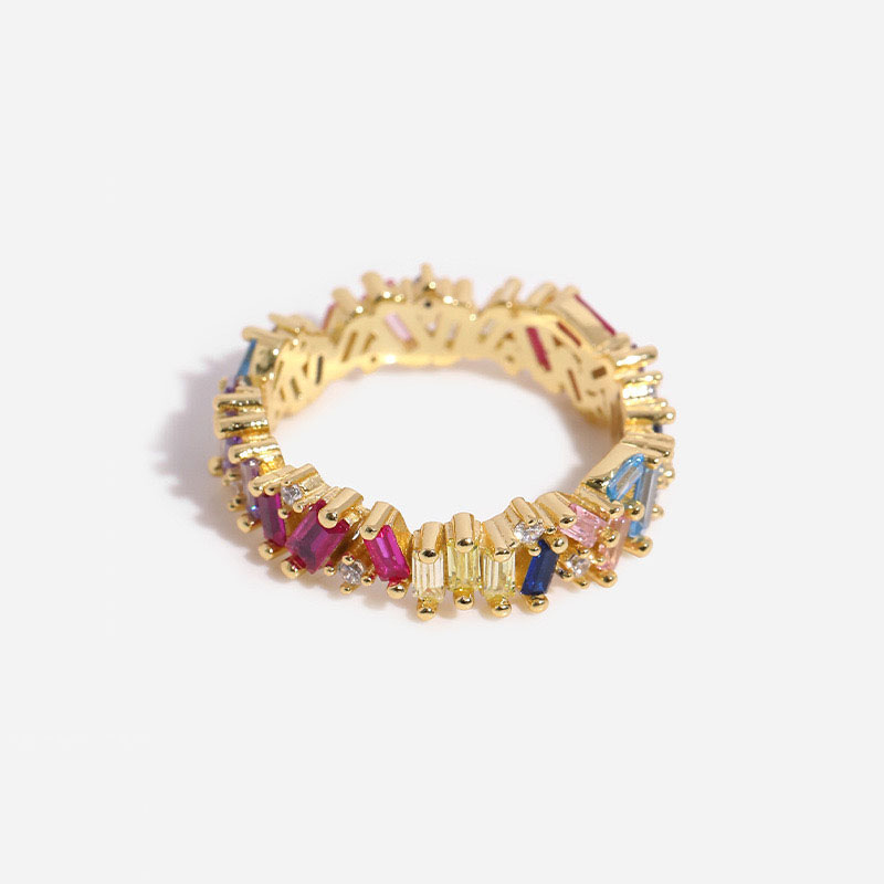 Light Luxury Rainbow Ring AL24112143