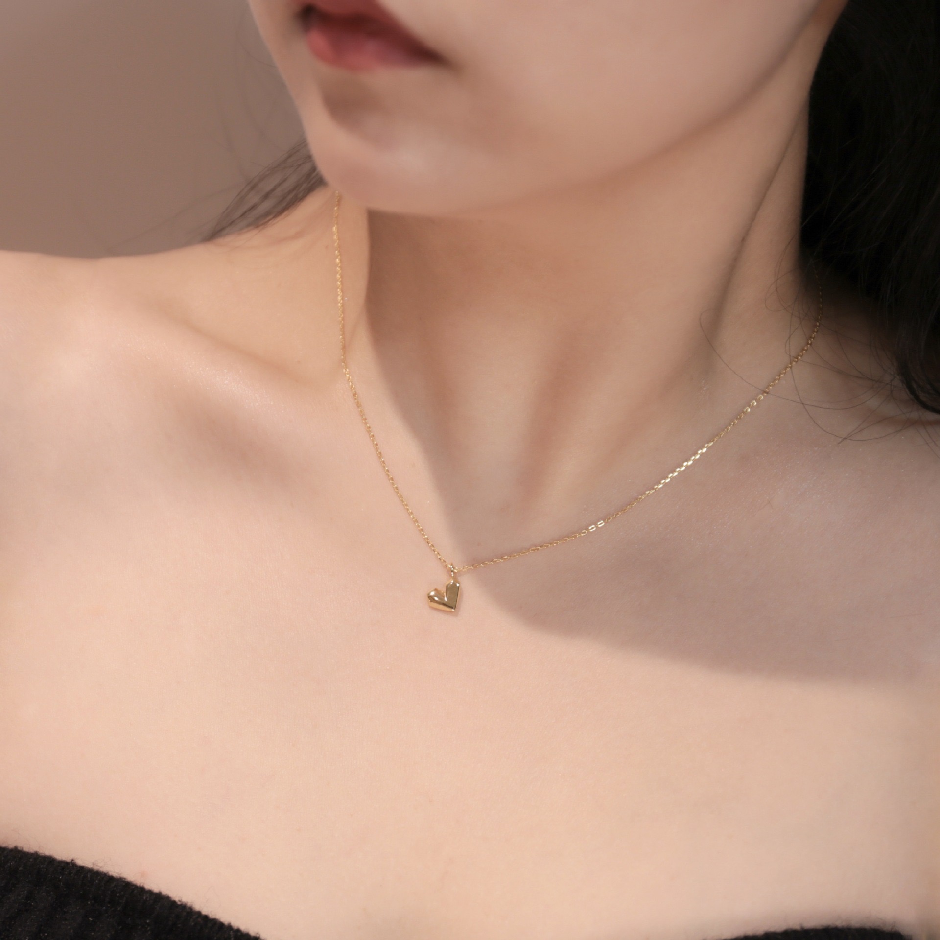 Simple style Heart shape necklace AL2411320