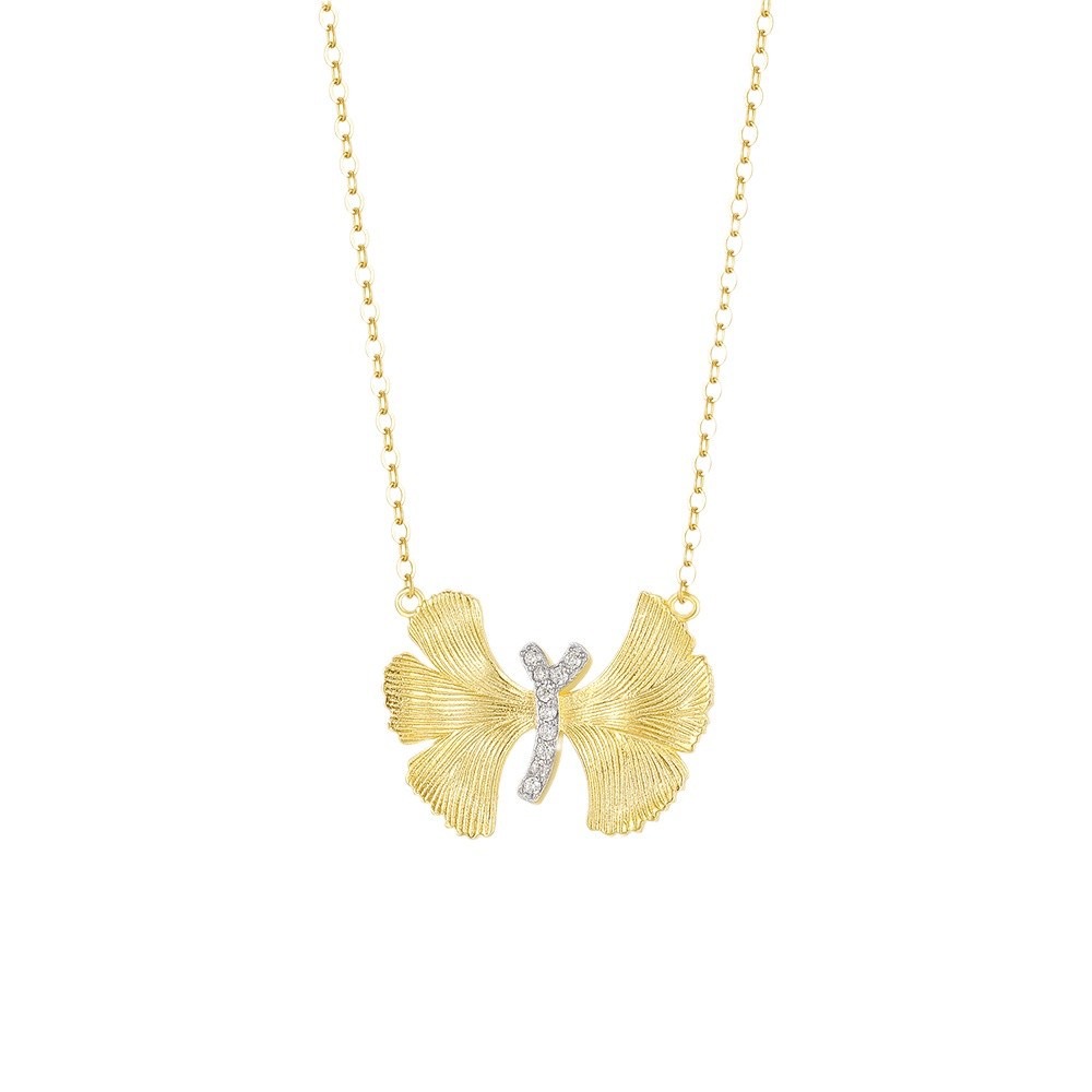 Light luxury butterfly necklace AL24112144