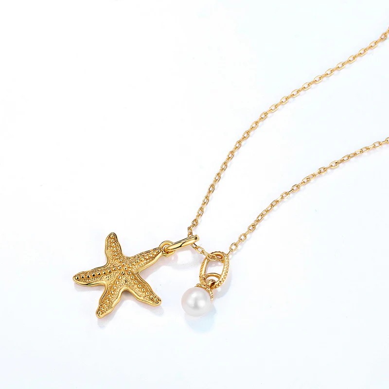 Fashion Pearl and Starfish Necklace AL2411303