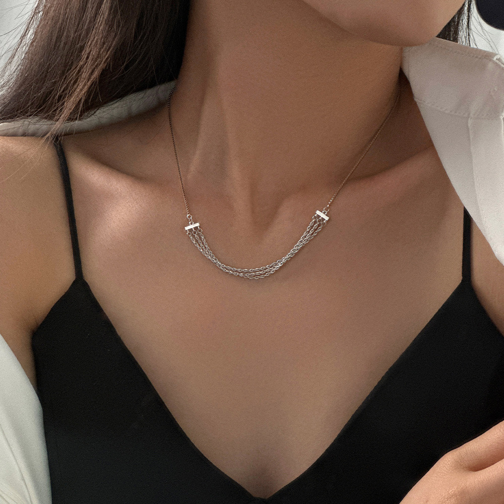 Fashion Design Sparkling Light Luxury Necklace AL24112242