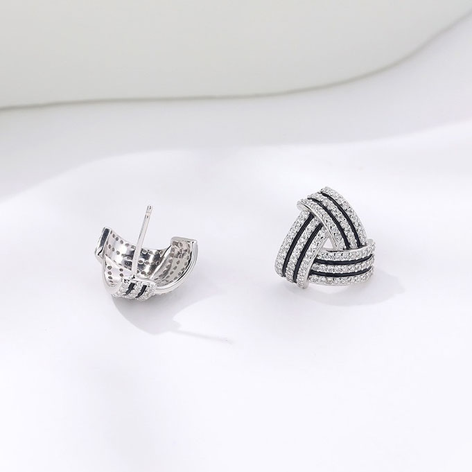 14K Gold Plated Triangle Hoop Niche Earrings