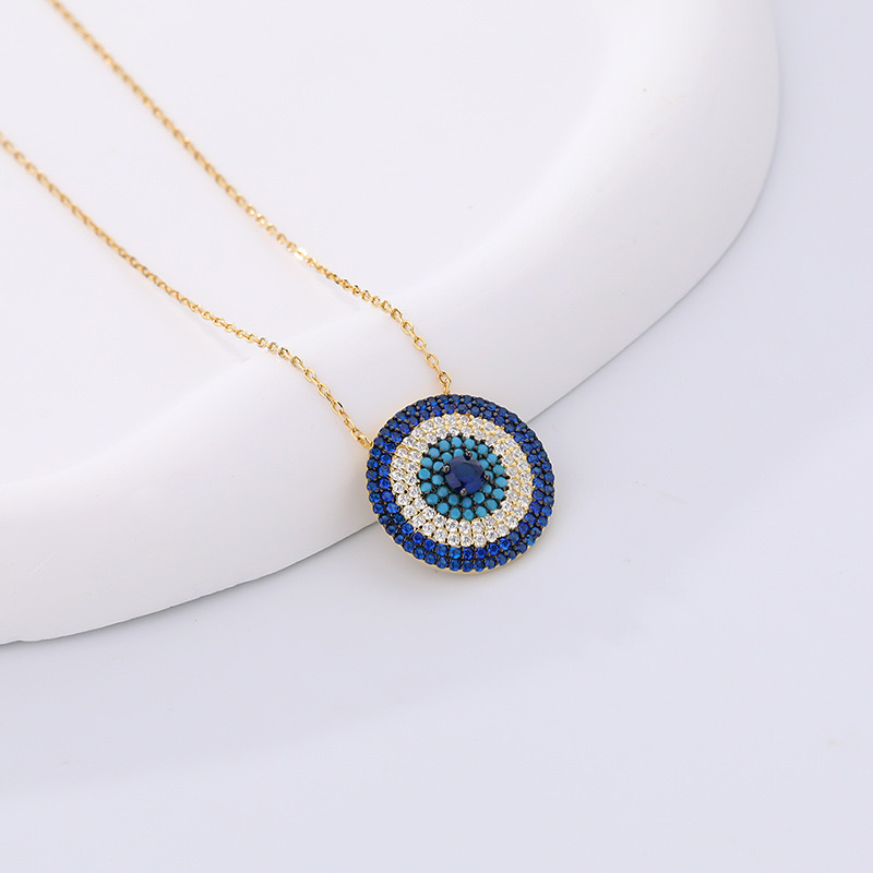 Unique Design Evil Eye Pendant Necklace