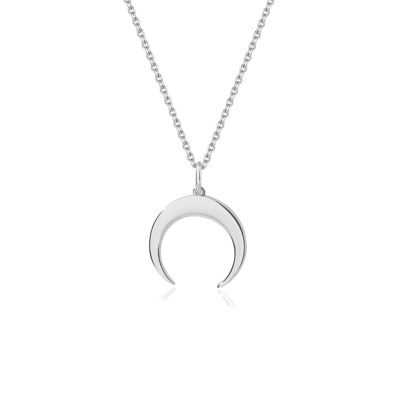 Light luxury simple crescent necklace AL24112210