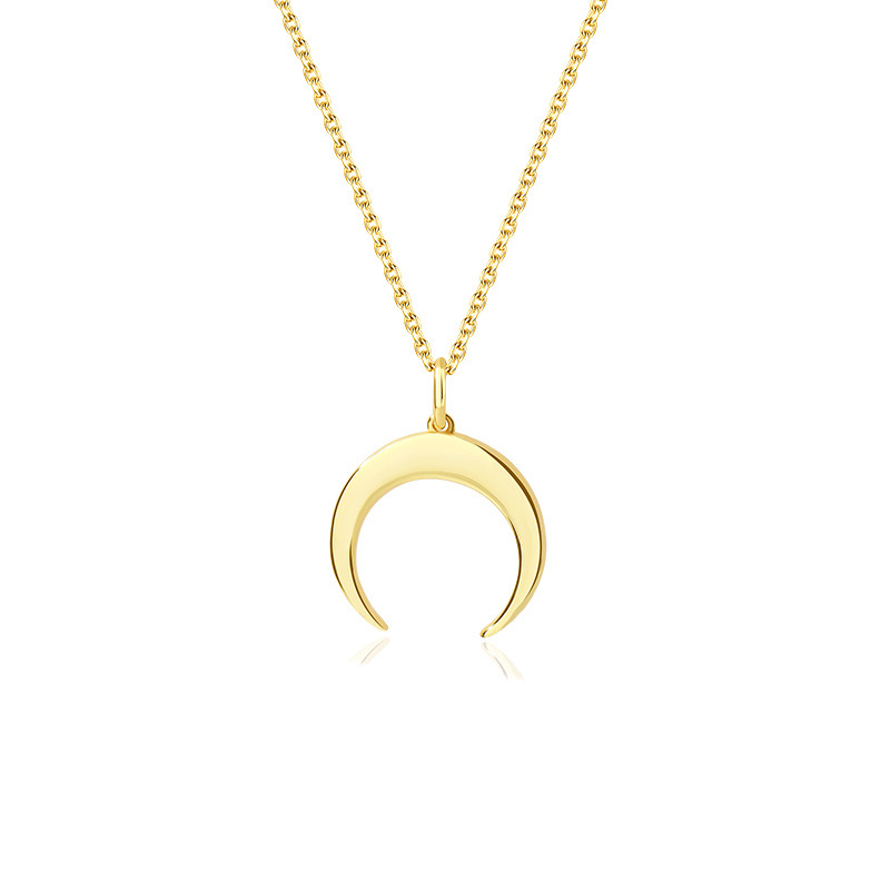 Light luxury simple crescent necklace AL24112210