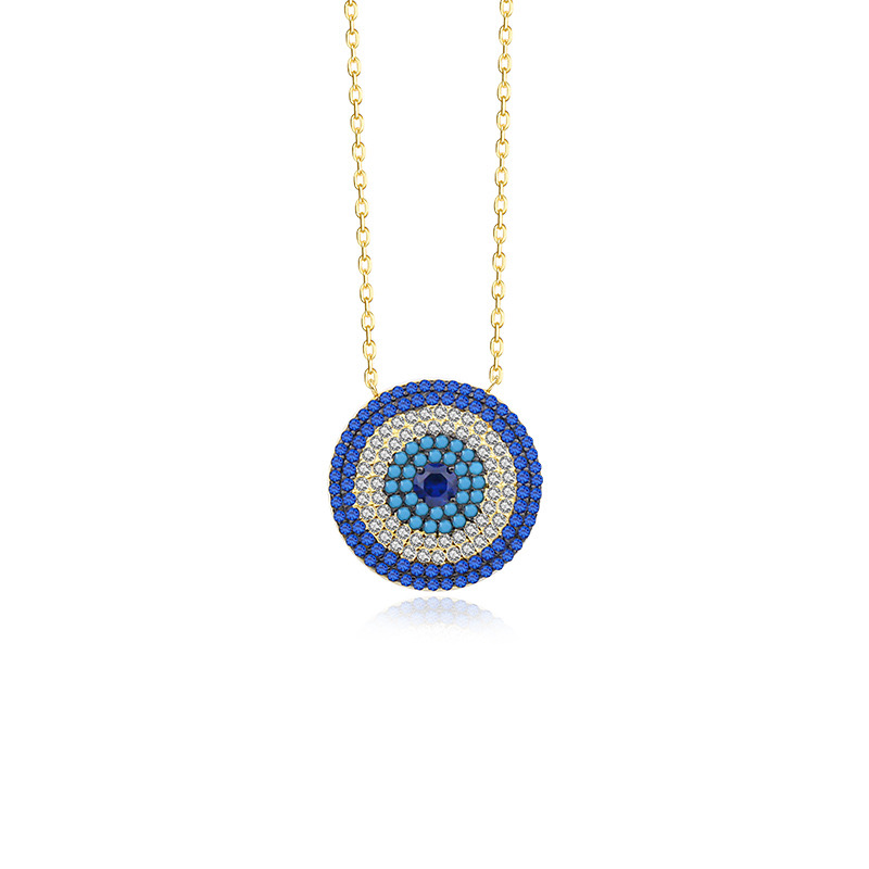 Unique Design Evil Eye Pendant Necklace