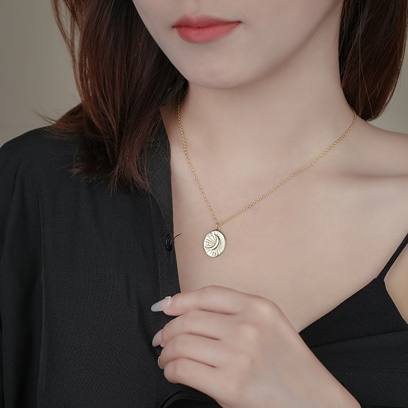 Eternal Moon Roman style necklace AL24112148