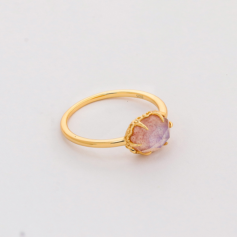 Strawberry crystal ring AL24112379
