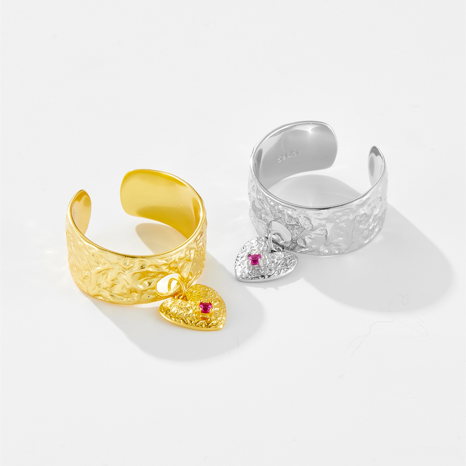 18K Gold Plated Brave Heart Ring