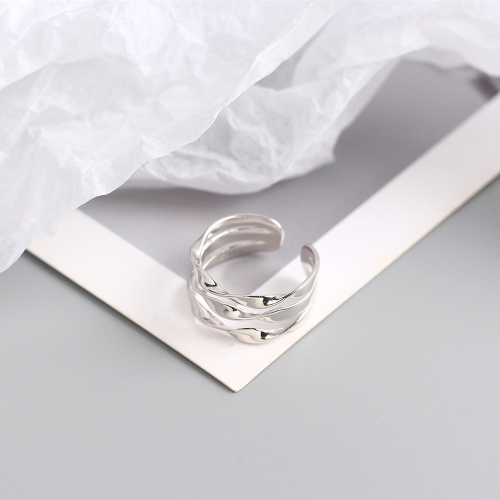 Simple style three lines ring AL24112371
