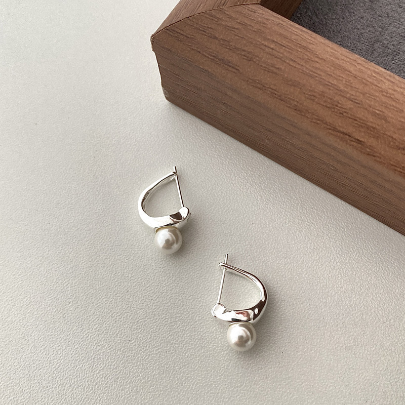 D letter pearl earrings AL24112421