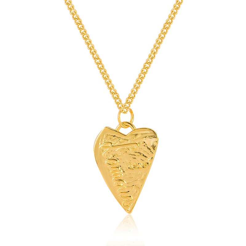 Simple irregular heart pendant AL24112445
