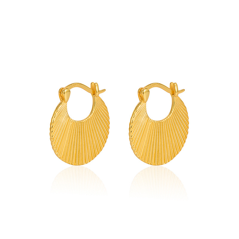 Simple shell shaped earrings AL24112447