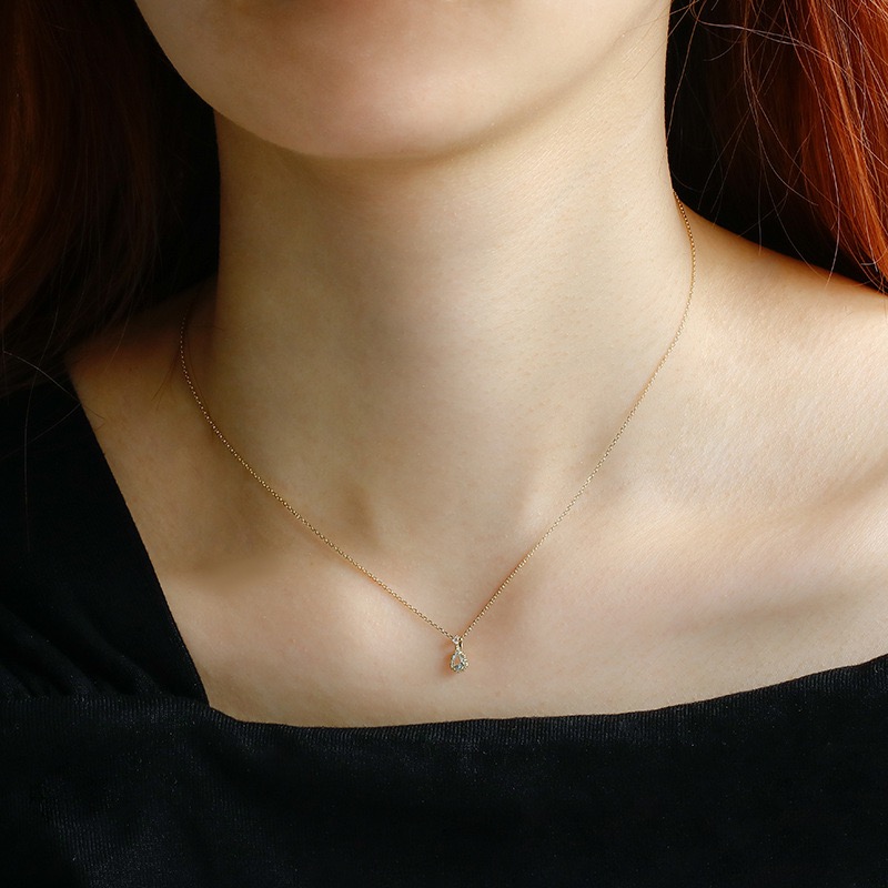 Tears of the Ocean Natural Sapphire Necklace AL24112471