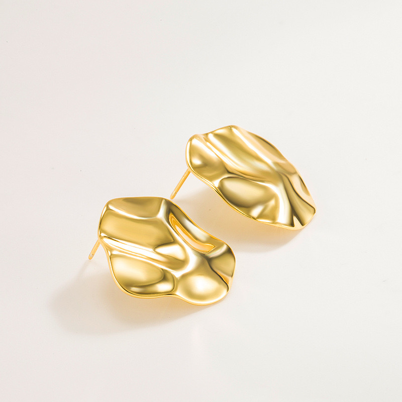 Light luxury irregular wave earrings AL24112440