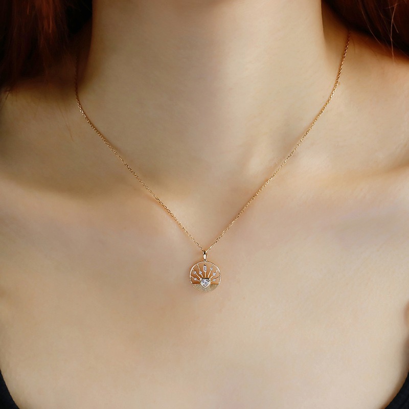 French retro hollow necklace AL24112403