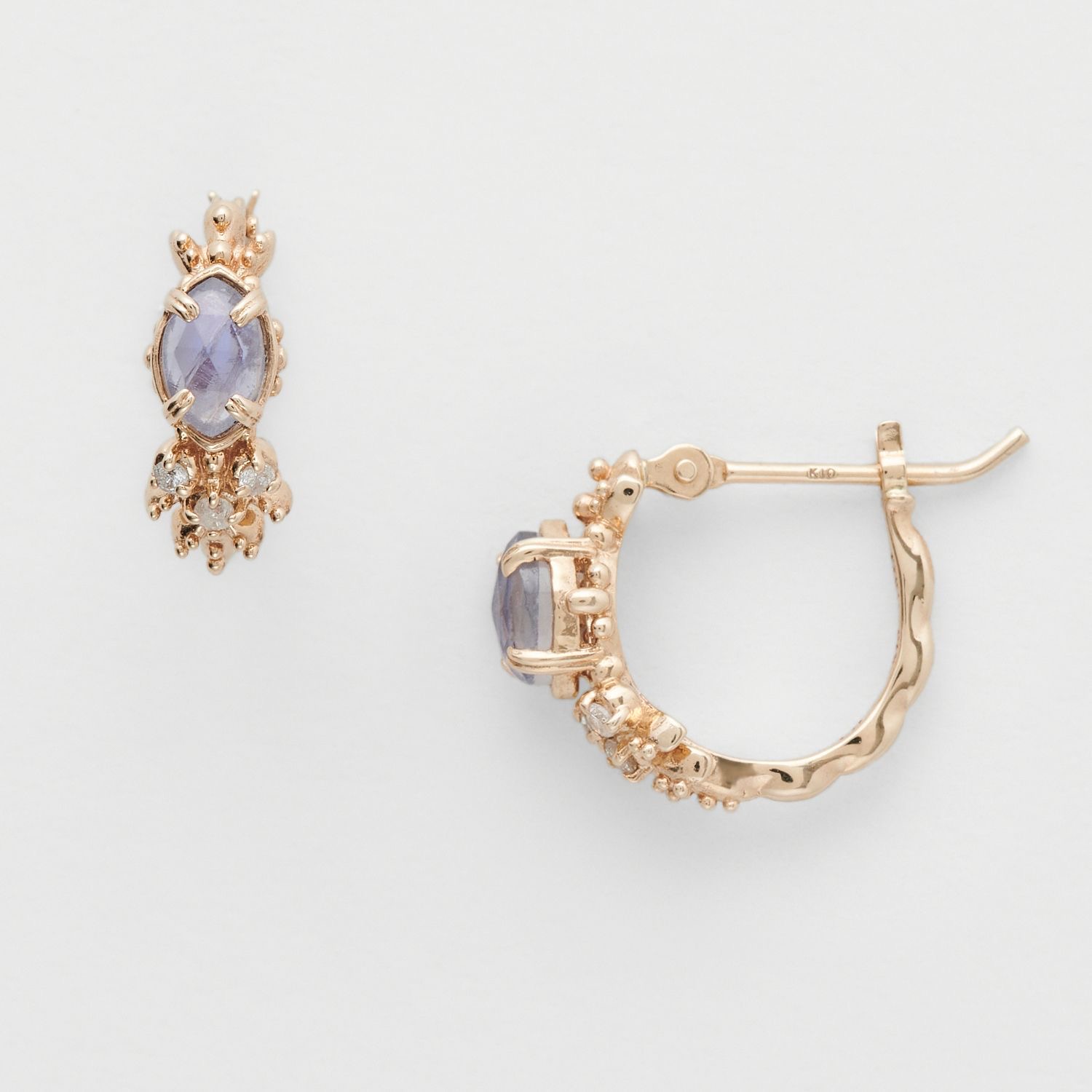 Natural Dong Qingshi Earrings AL24112453