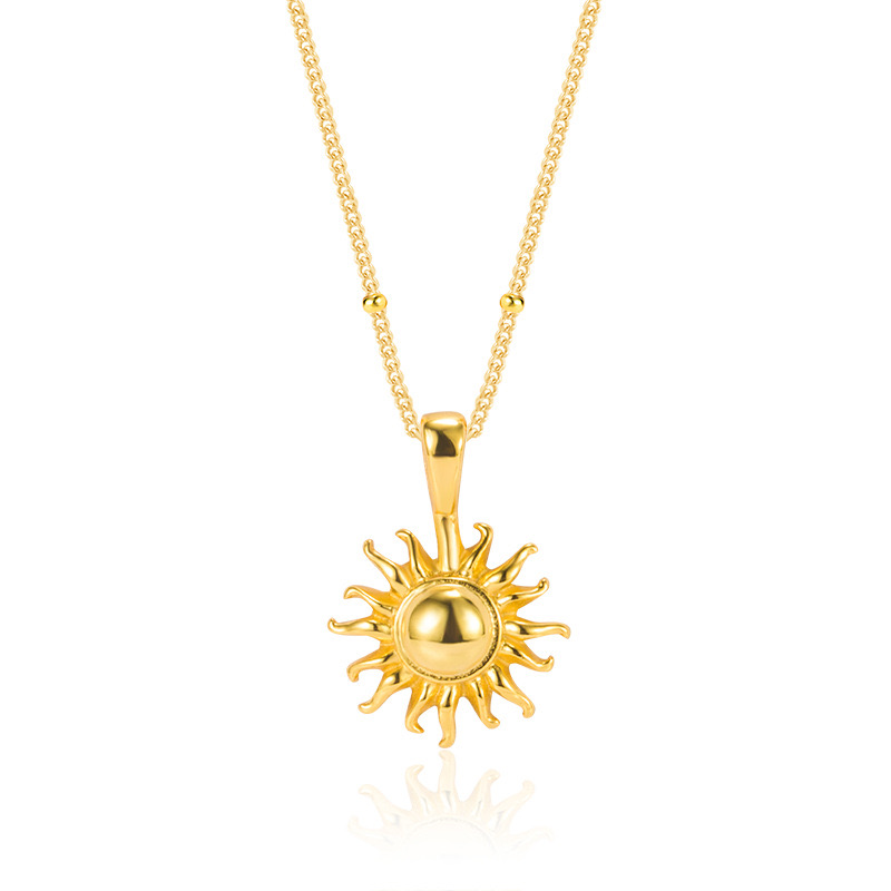 14K gold plated Vitality Sun