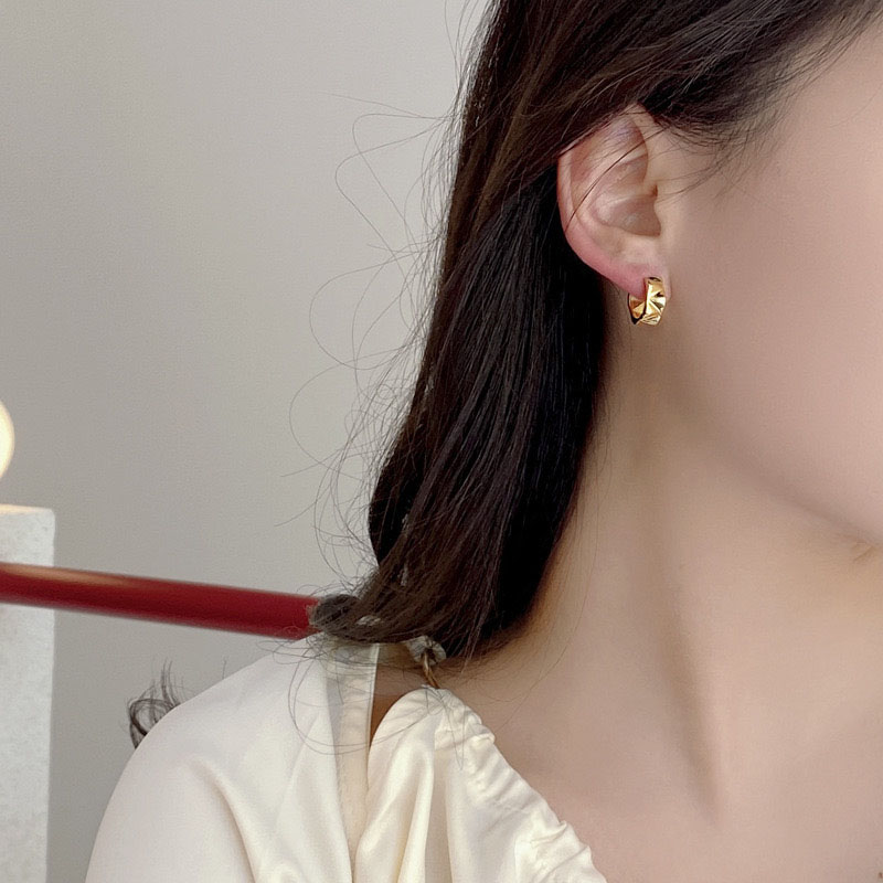 Light luxury polygonal diamond earrings AL24112433