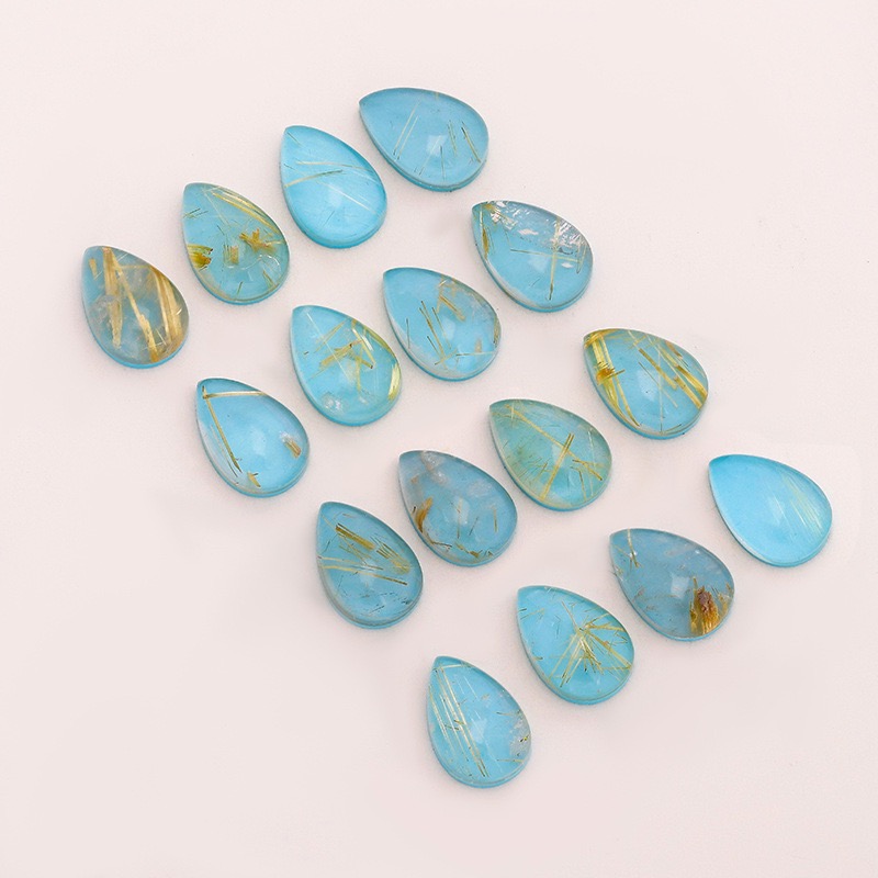 French retro style water drop pendant