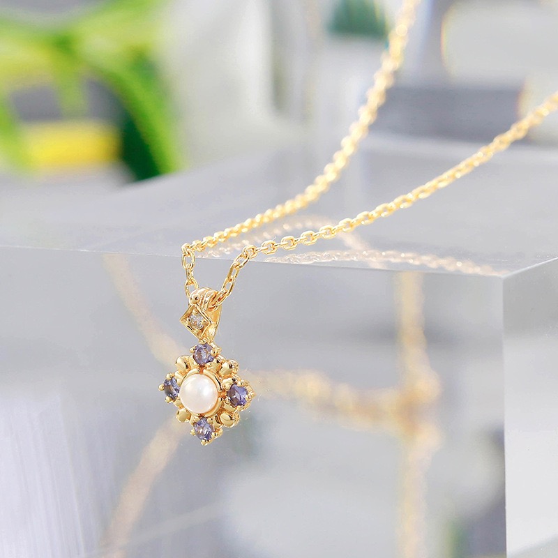 Japanese retro light luxury pearl necklace AL24112483