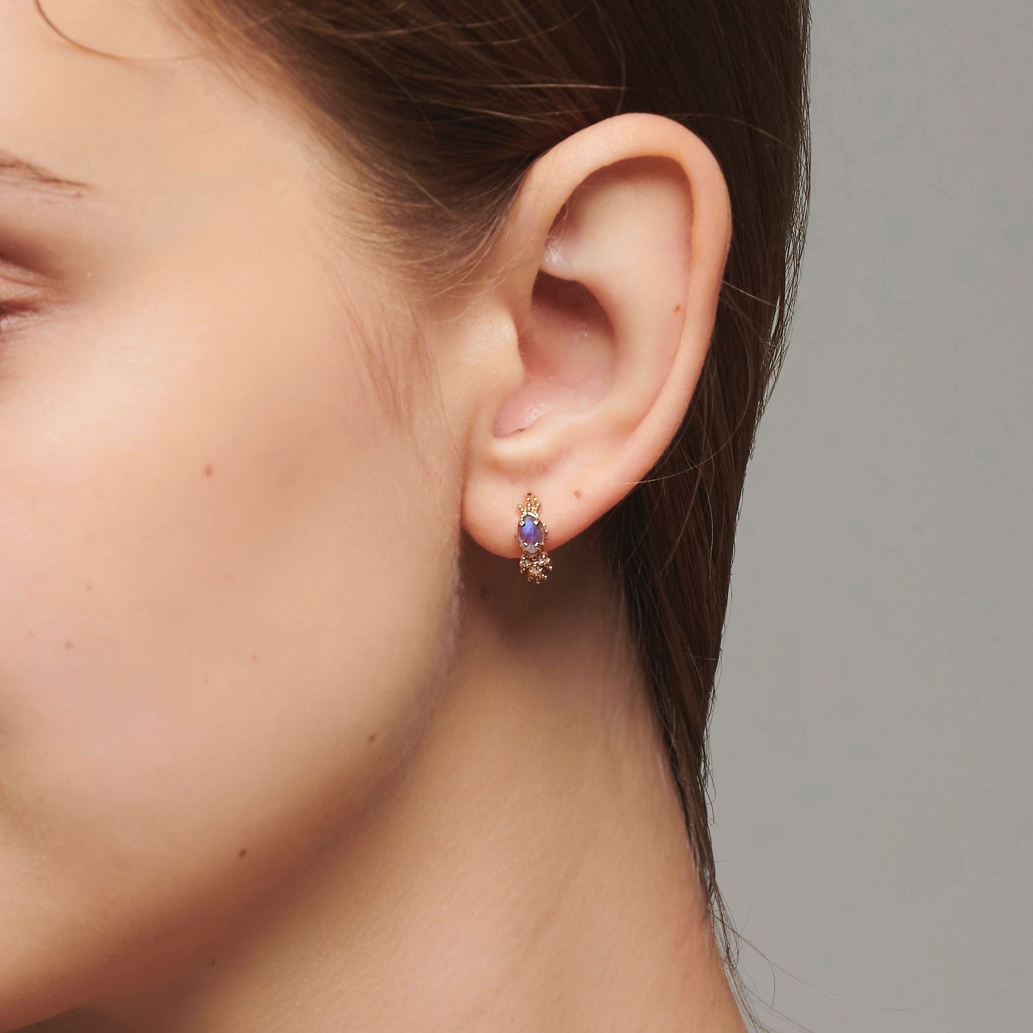 Natural Dong Qingshi Earrings AL24112453