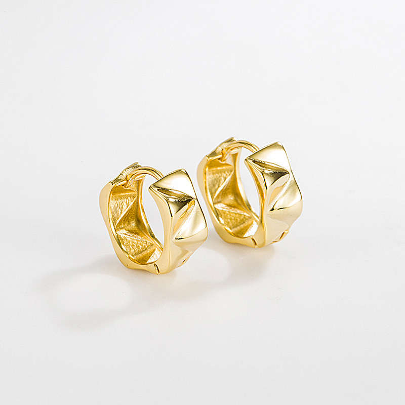 Light luxury polygonal diamond earrings AL24112433