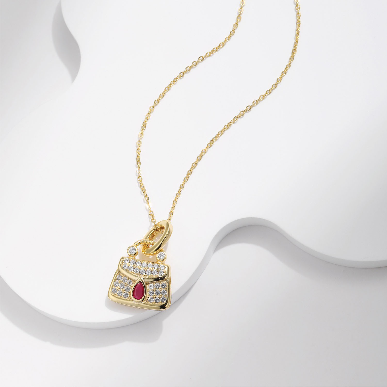 French Handbag Necklace