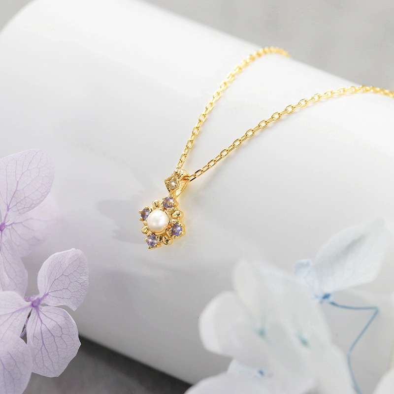 Japanese retro light luxury pearl necklace AL24112483