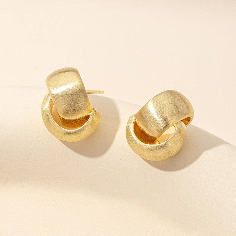 Light luxury brushed earrings AL24112407