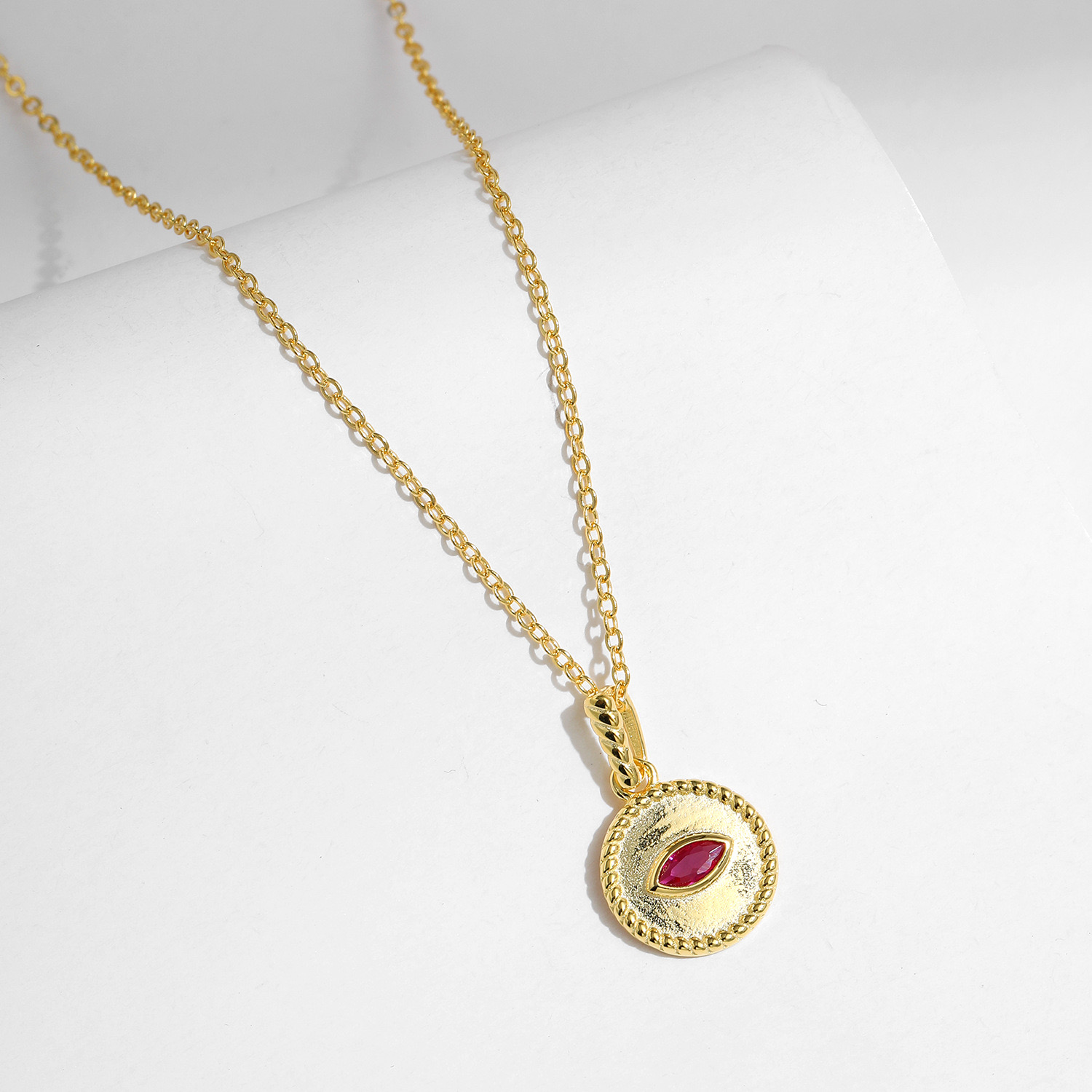 French retro pattern pendant