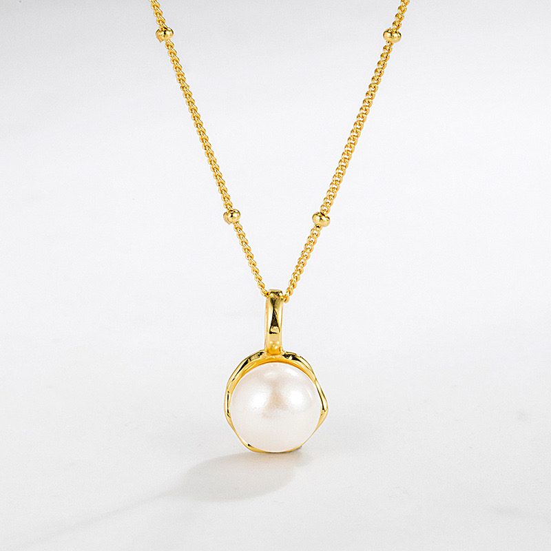 Baroque Natural Freshwater Pearl Necklace AL24112415