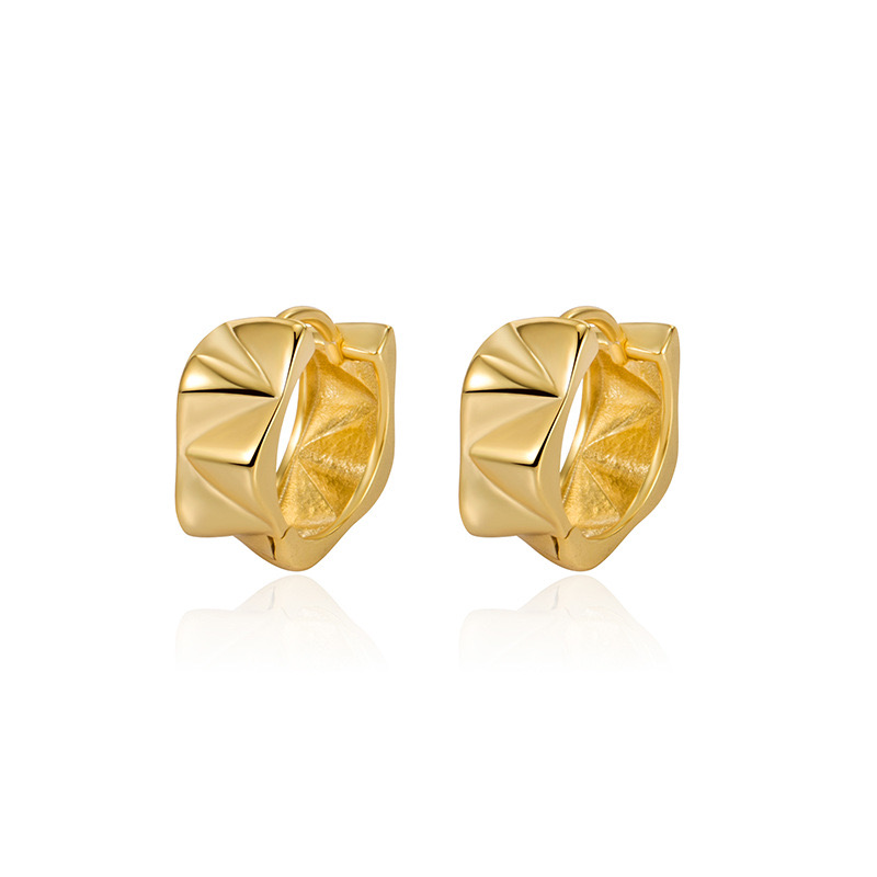 Light luxury polygonal diamond earrings AL24112433