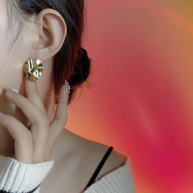 Light luxury irregular wave earrings AL24112440