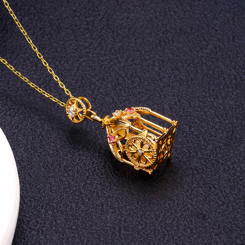 14K gold plated Fairytale Pumpkin Carriage