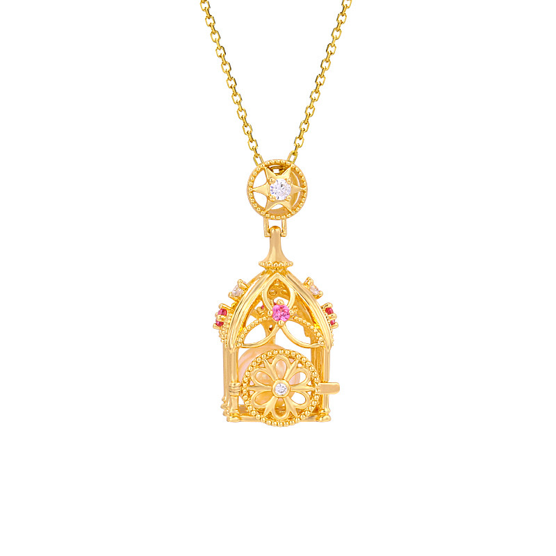 14K gold plated Fairytale Pumpkin Carriage