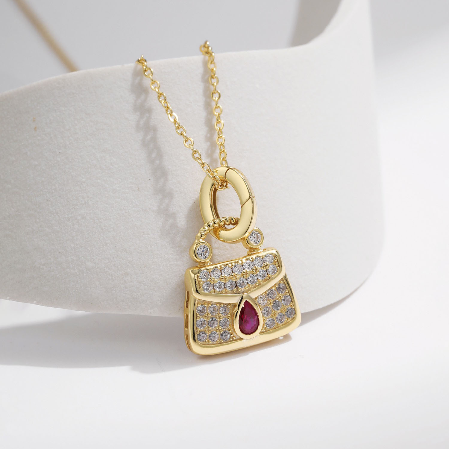 French Handbag Necklace