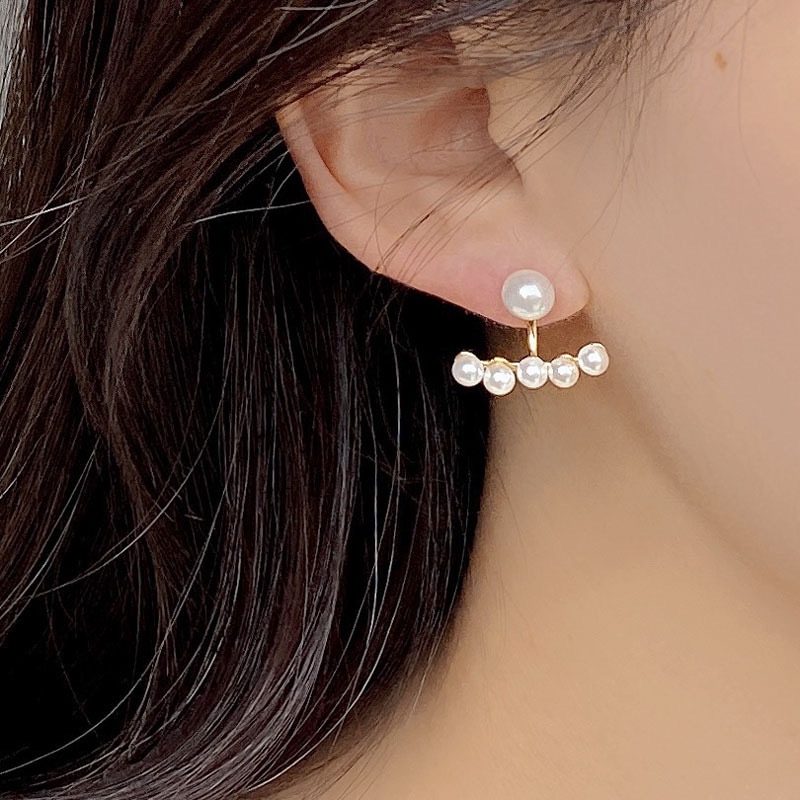 Simple style pearl earrings AL24112439