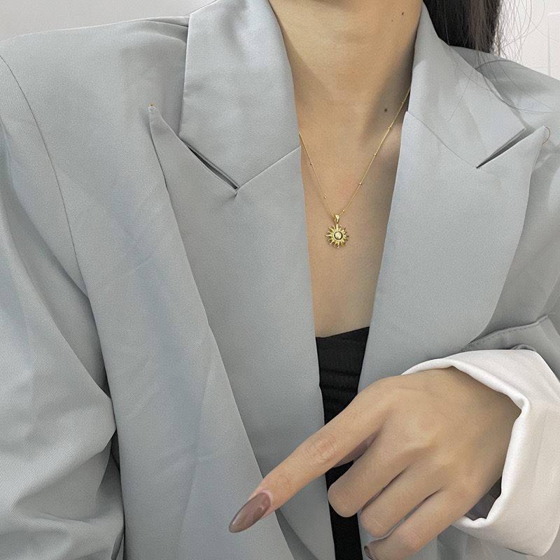 14K gold plated Vitality Sun