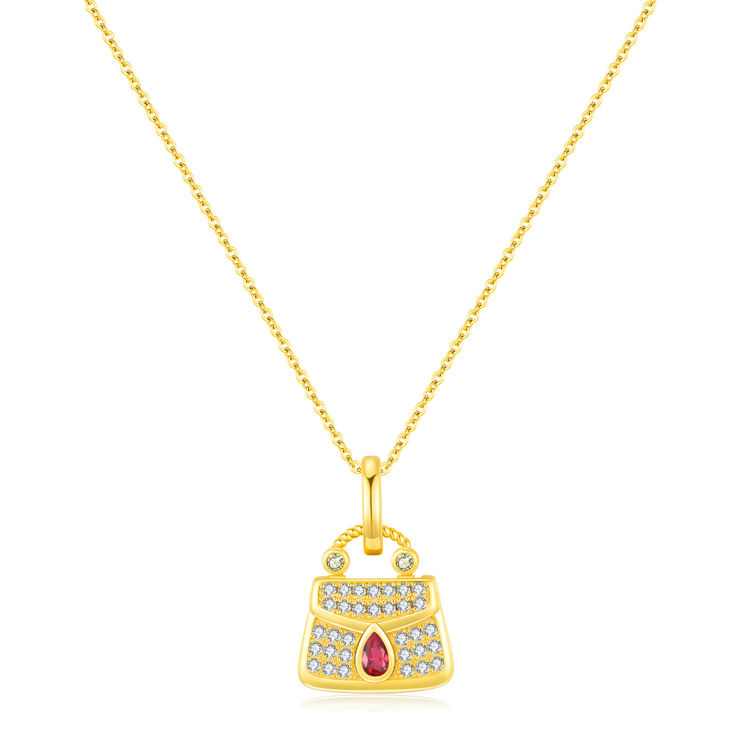 French Handbag Necklace