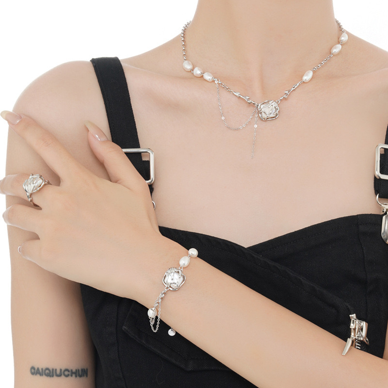 French Baroque Pearl Ring