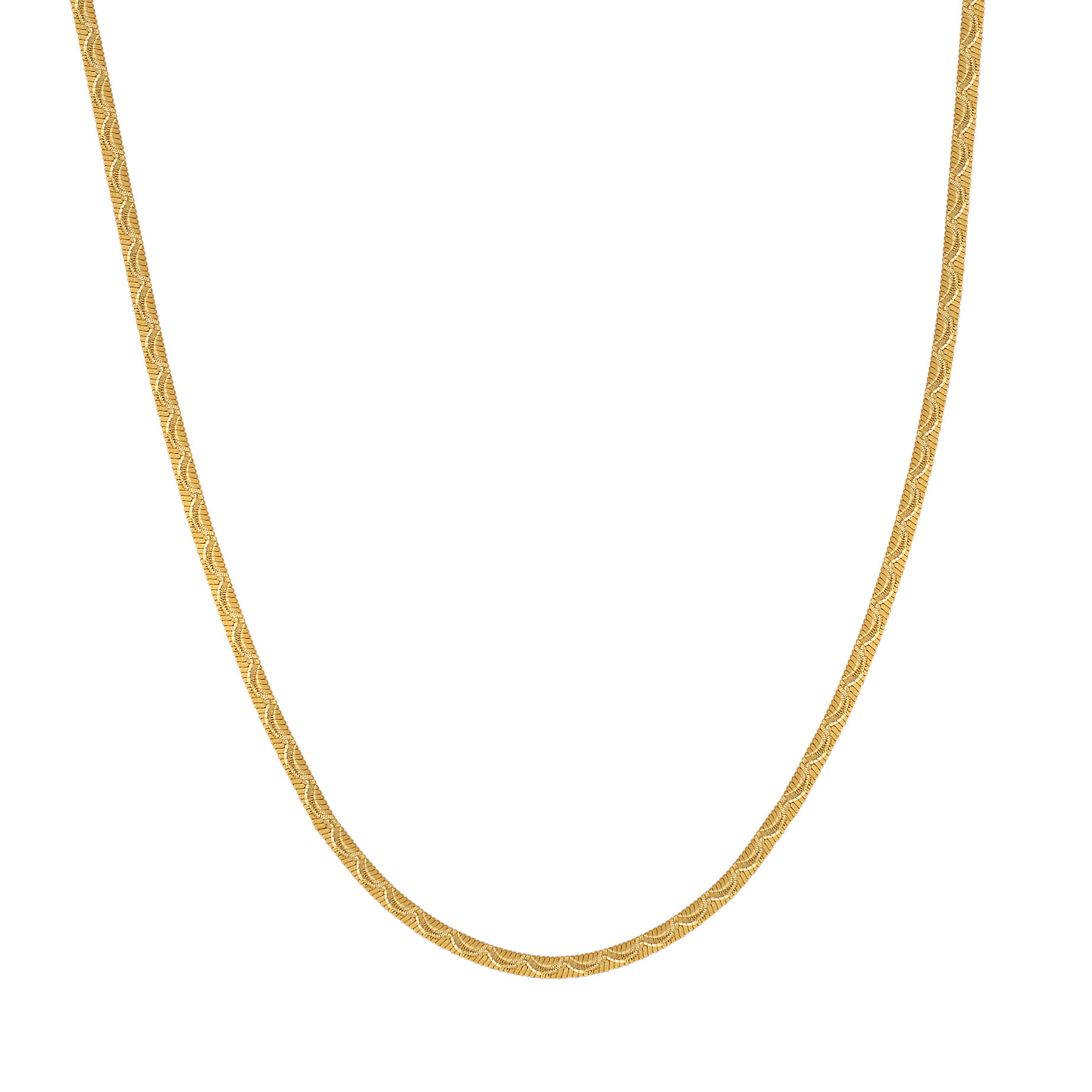 European style wave blade necklace BH24111101