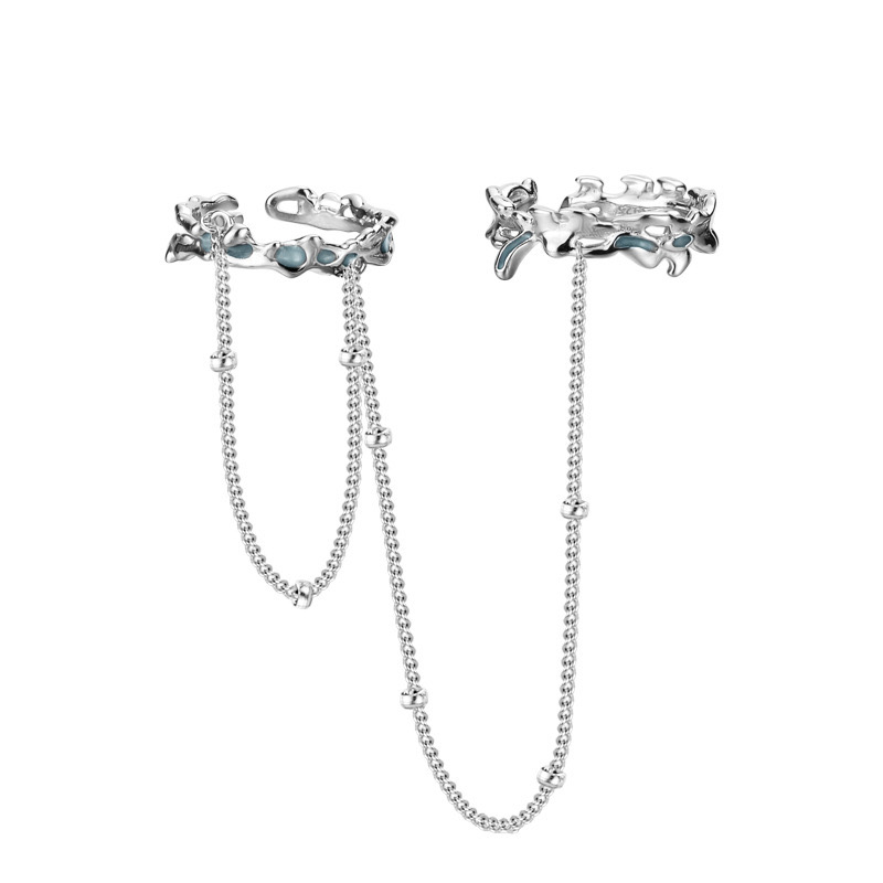 Ice Lake Series Chain Double Ring FL24110704